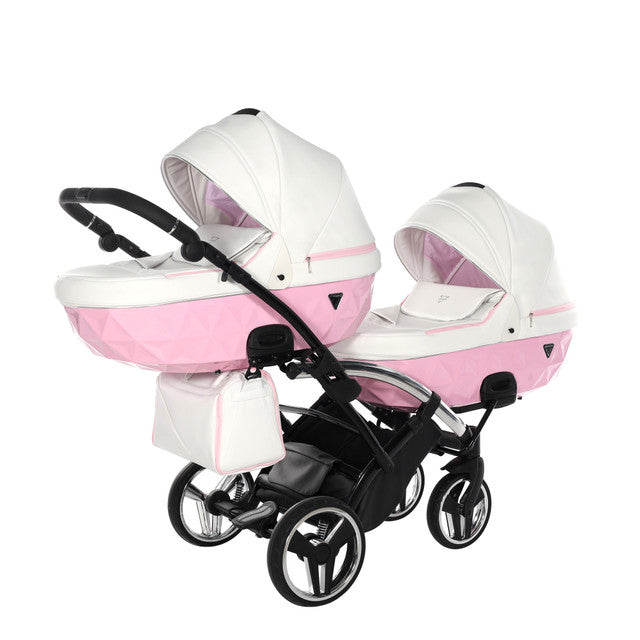 Poussette Double Slim Junama Candy - Rose