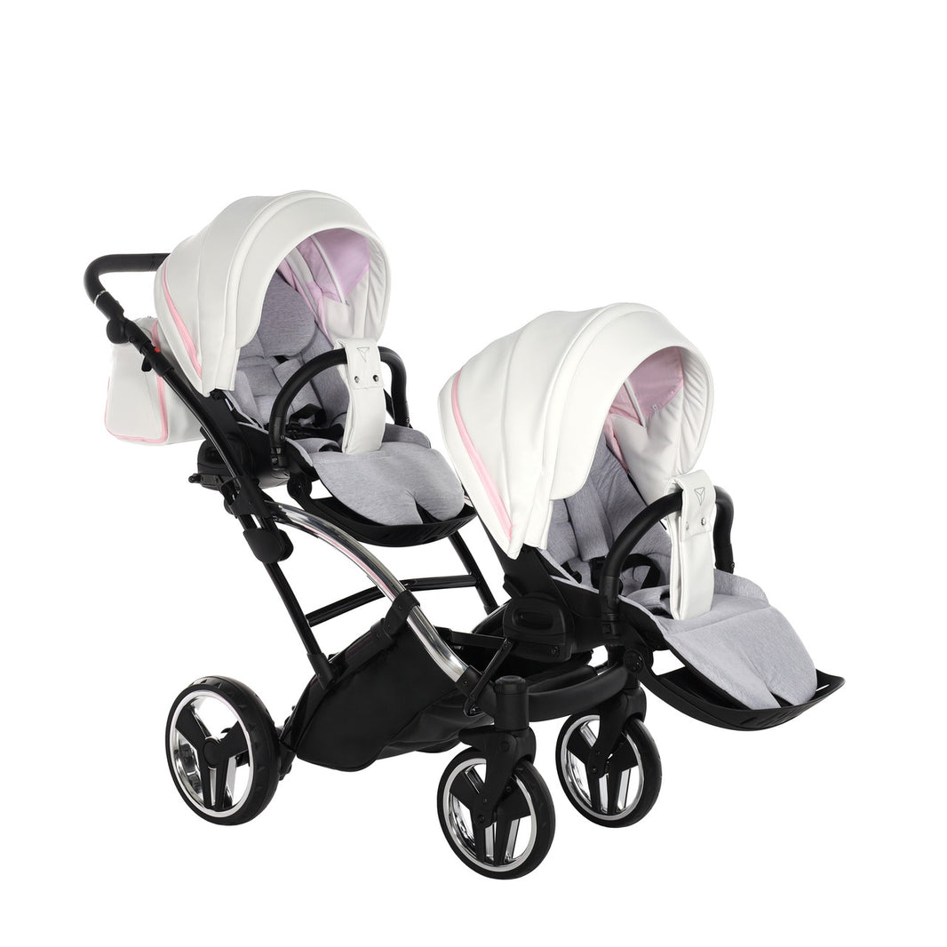 Poussette Double Slim Junama Candy - Rose