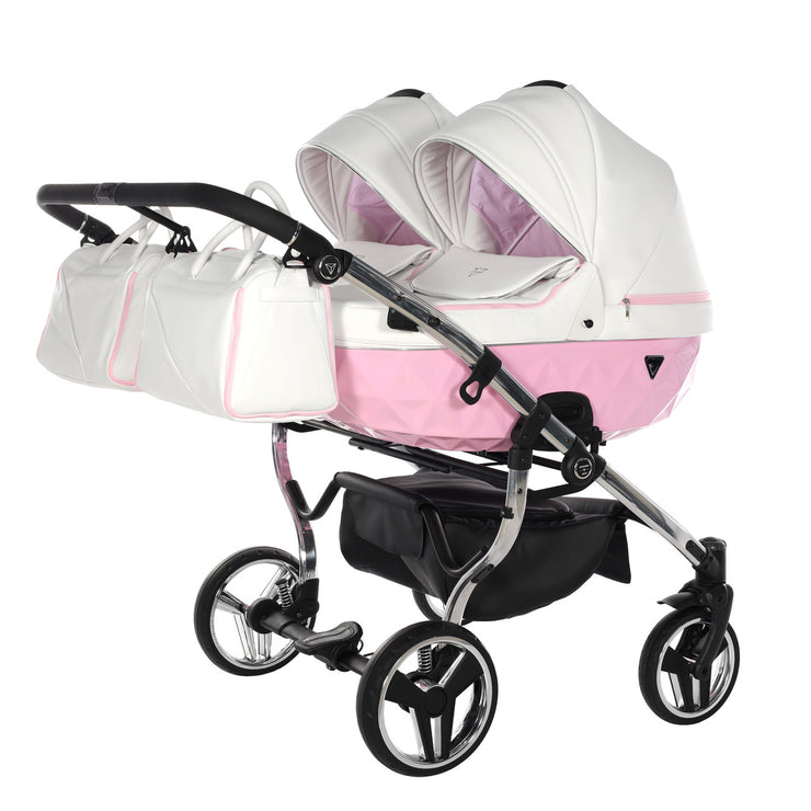 Poussette Double Junama Candy - Rose