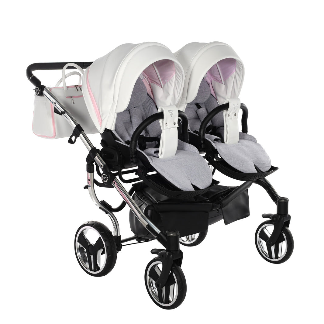 Poussette Double Junama Candy - Rose