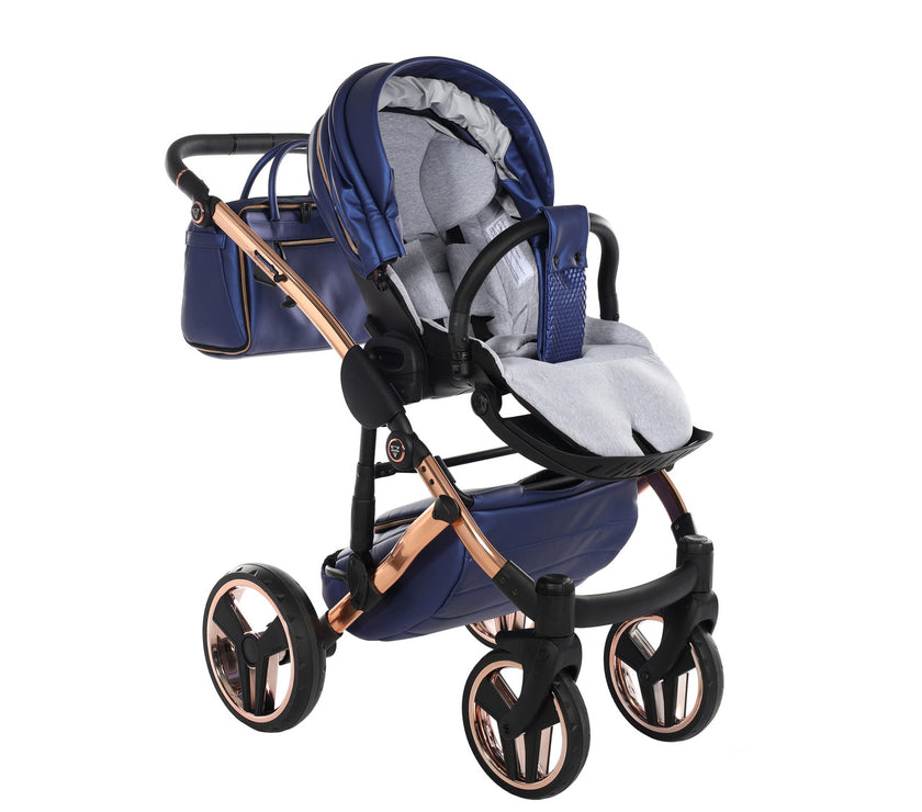 Poussette Junama Fluo Line - Bleu Marine