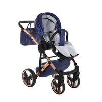 Poussette Junama Fluo Line - Bleu Marine