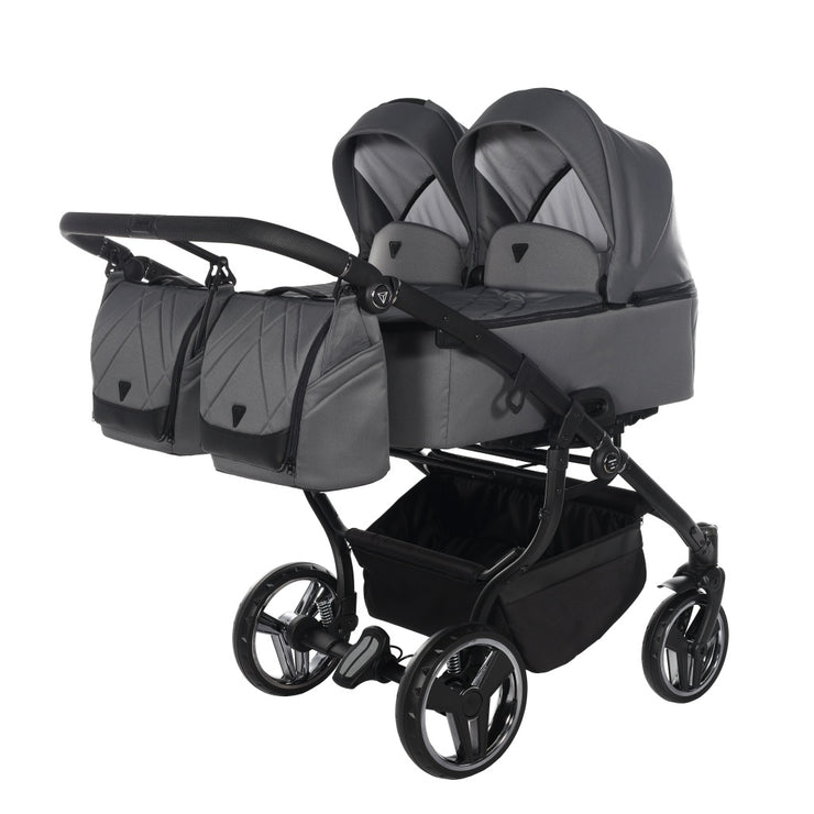 Poussette Double V3 - Gris