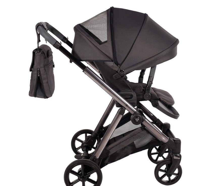 Poussette Junama Ellegante - Gris