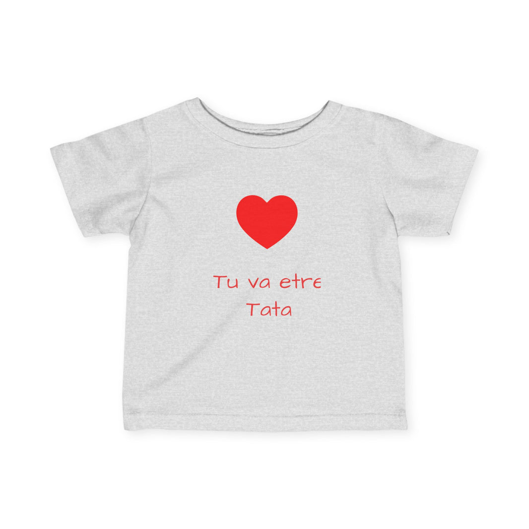 T-Shirt Bébé Personnalisable - Annonce de Grossesse - Tu va etre Tata