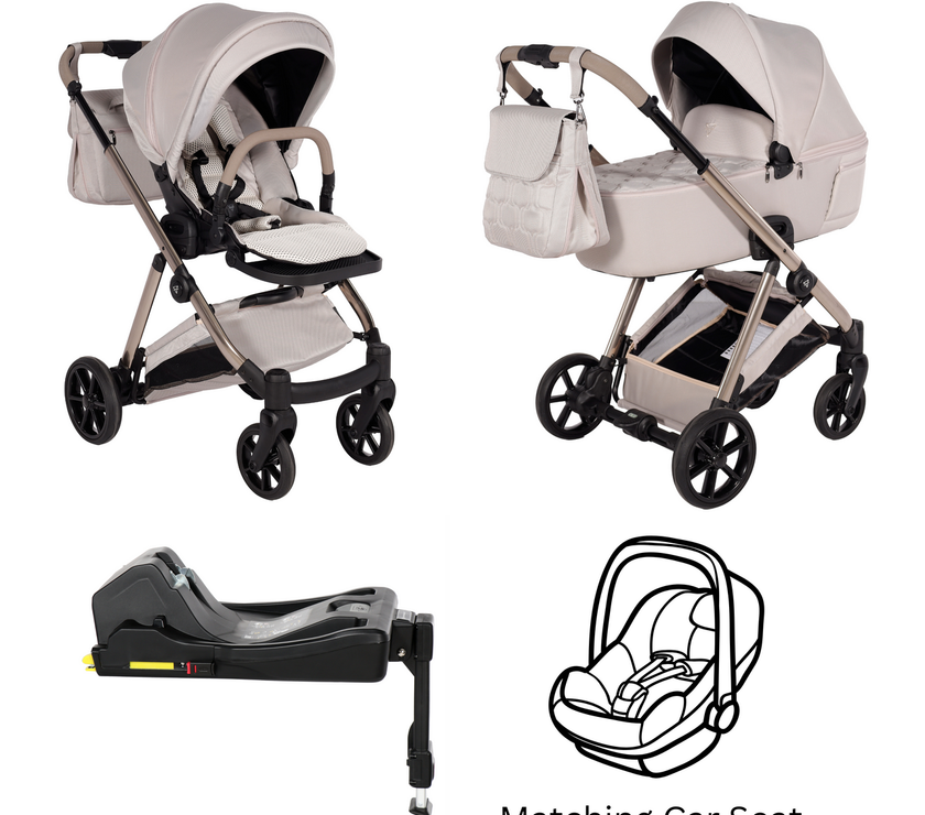 Poussette Junama Ellegante - Beige