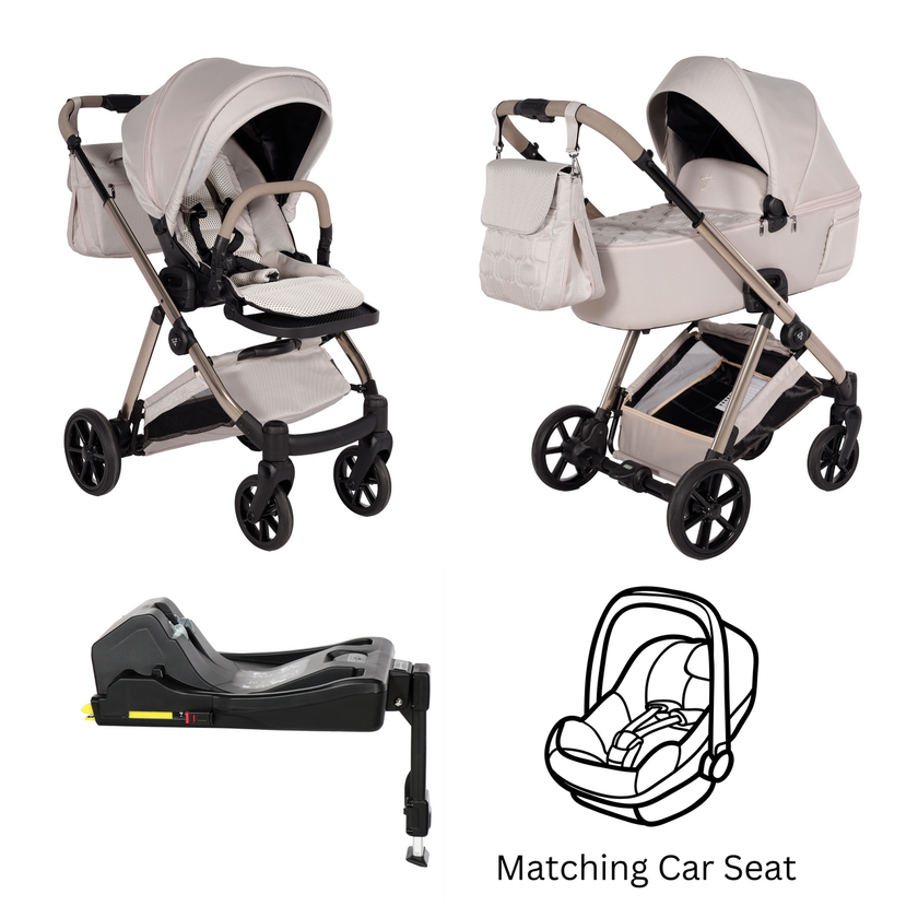 Poussette Junama Ellegante - Beige