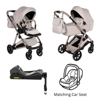 Poussette Junama Ellegante - Beige