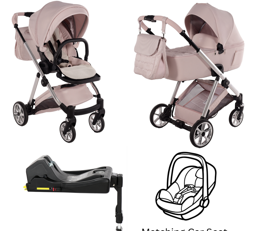 Poussette Junama Ellegante - Rose