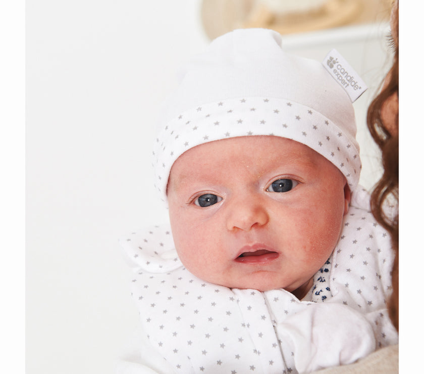 Star baby hat &amp; mittens