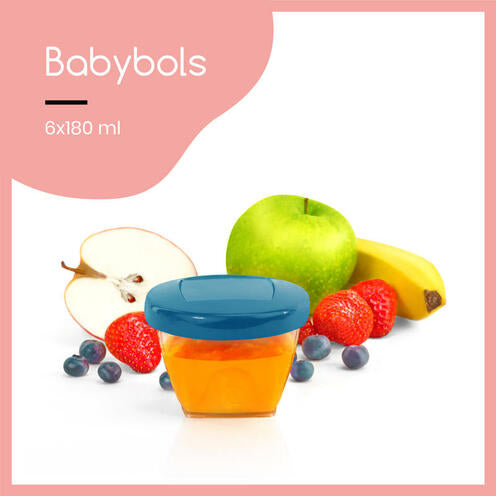 Babybols - Baby food containers 6x180ml