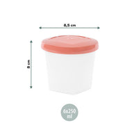 Babybols biosourcés - Pots de conservation bébé 6 x 250