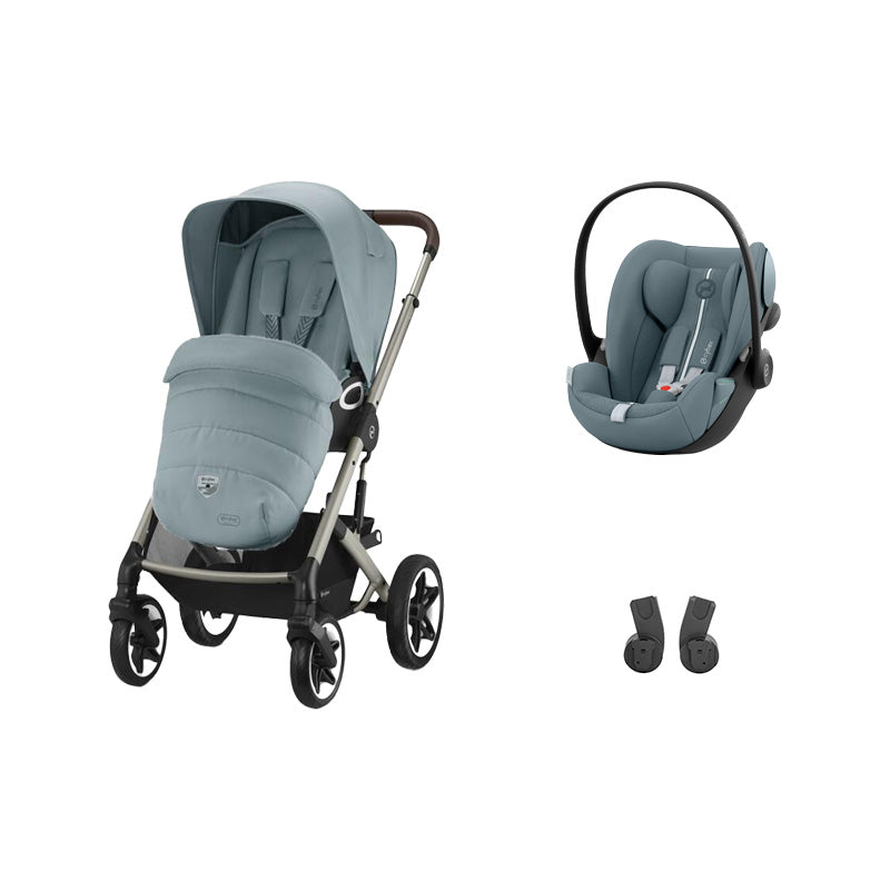 Cybex-Duo Naissance Tout-Terrain Talos S Lux + Cloud G i-Size – Bleu - CYBEX