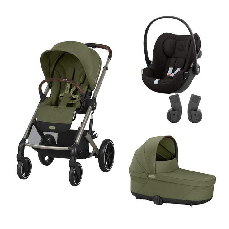 Trio Balios S Lux 3 + Nacelle S Lux + Cloud G i-Size - Moss Green
