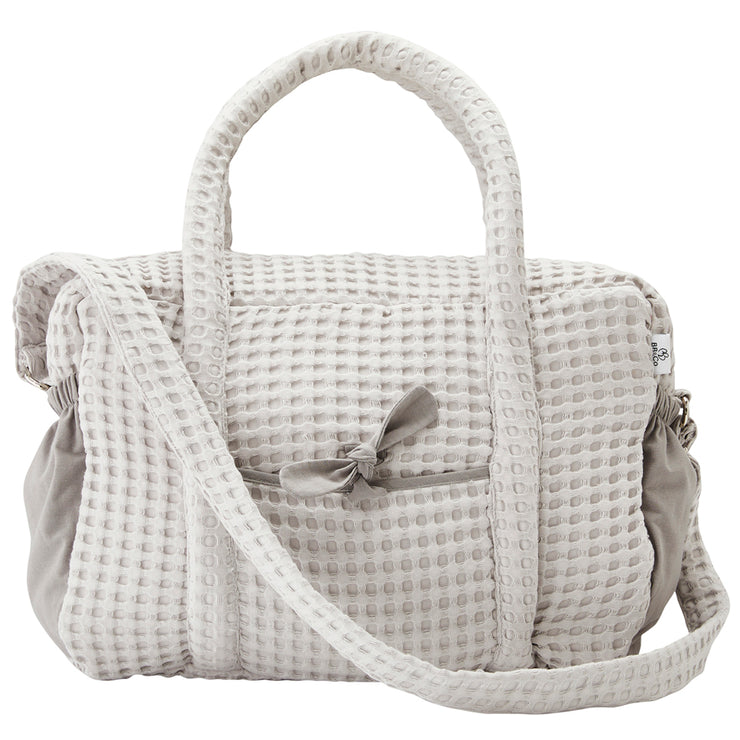 Sac à langer en coton gaufré nuage