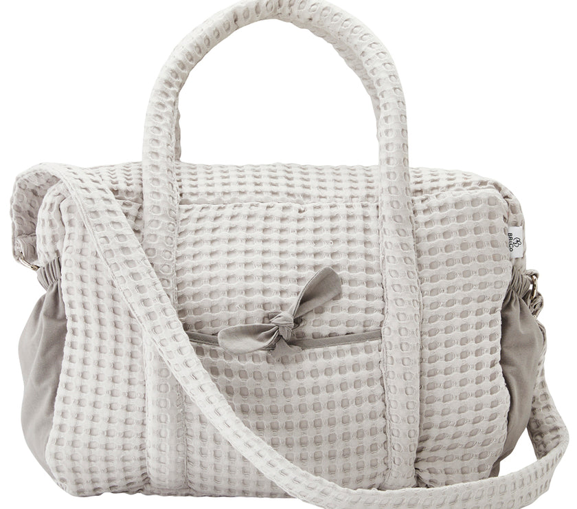 Sac à langer en coton gaufré nuage