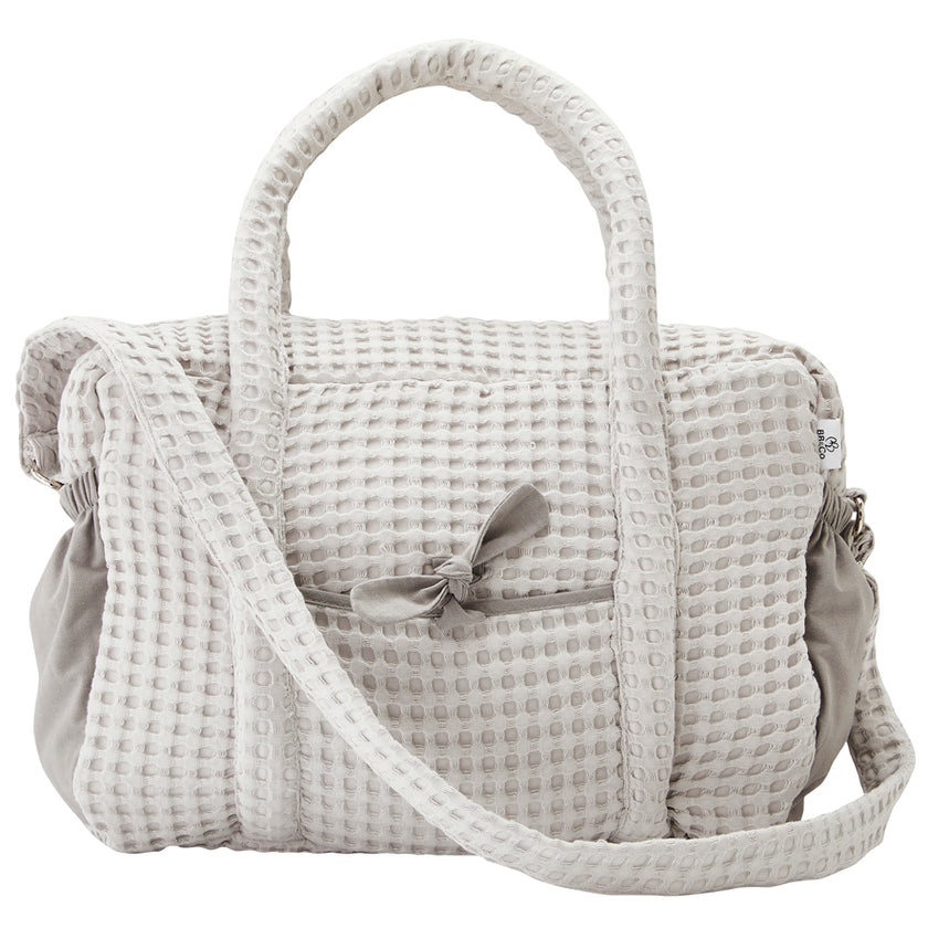 Sac à langer en coton gaufré nuage