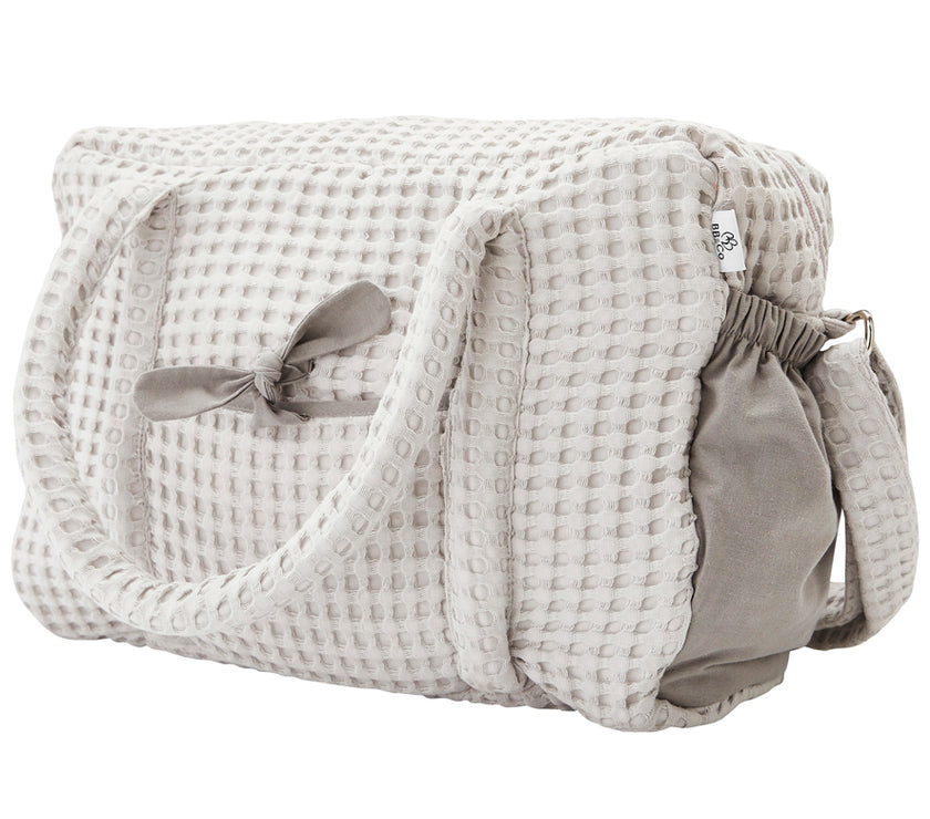 Sac à langer en coton gaufré nuage