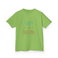 T-shirt en Coton "Happy and Dazzling" pour Enfants