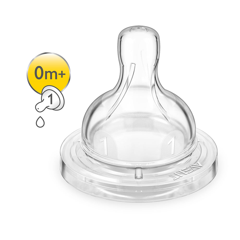 AVENT Lot de 2 Tétines 1 m+ Classic+