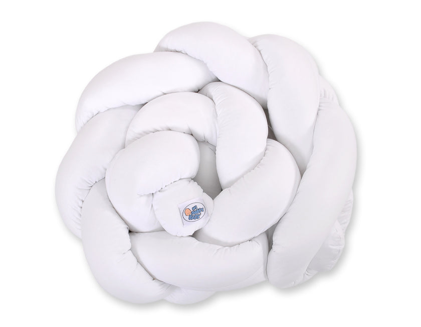 Tour de lit Tressé - blanc