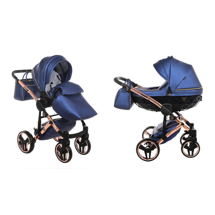 Poussette Junama Fluo Line - Bleu Marine