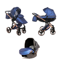 Poussette Junama Fluo Line - Bleu Marine