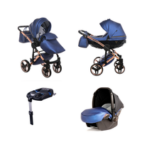 Poussette Junama Fluo Line - Bleu Marine