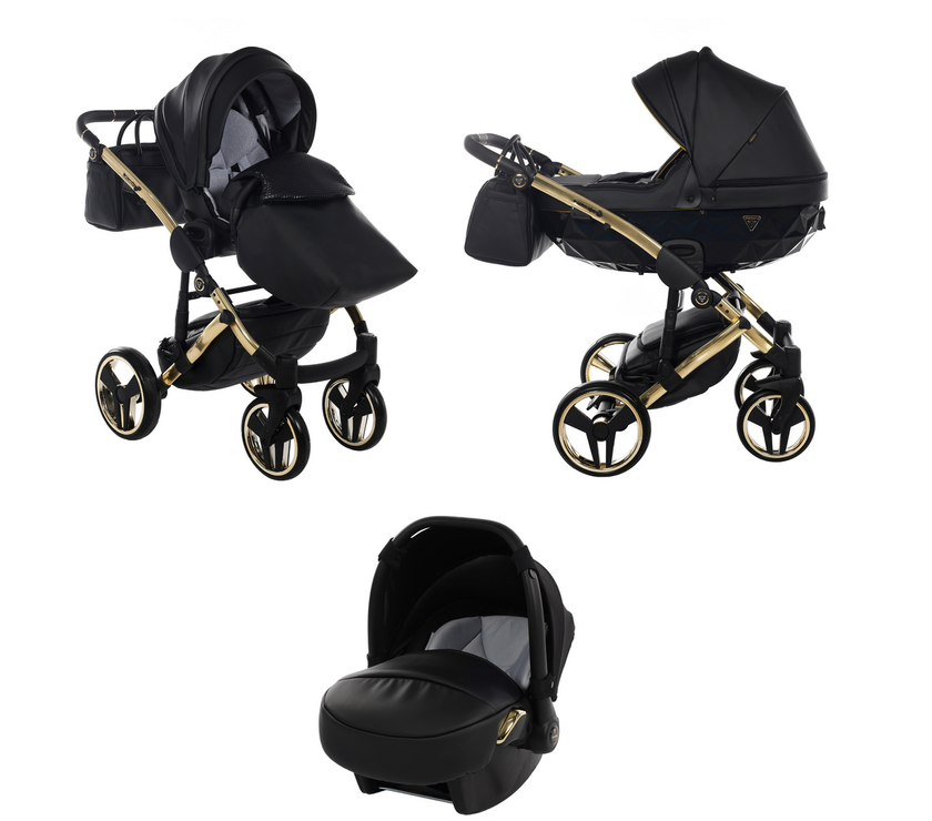 Poussette Junama Fluo Line - Gris
