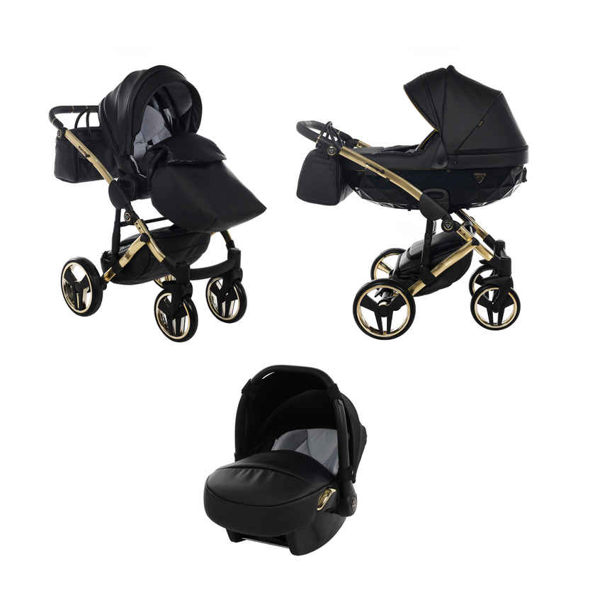 Poussette Junama Fluo Line - Gris