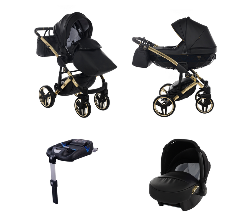 Poussette Junama Fluo Line - Noir