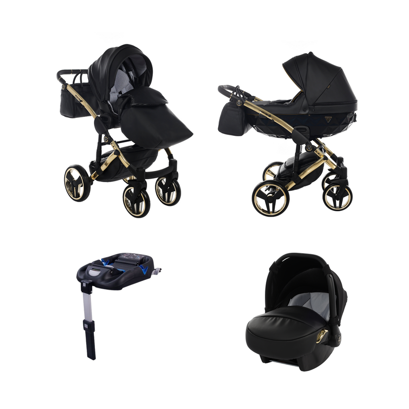 Poussette Junama Fluo Line - Noir