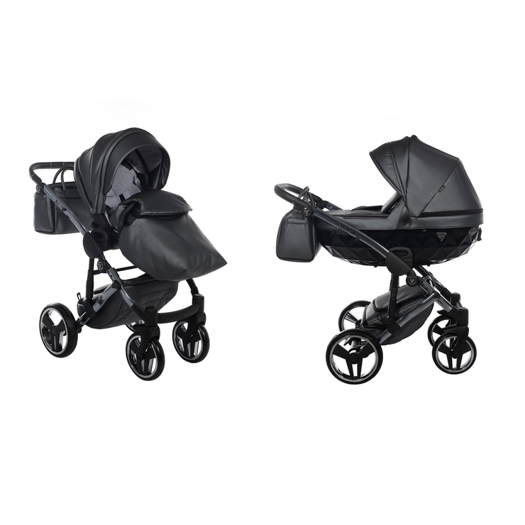 Poussette Junama Fluo Line - Gris