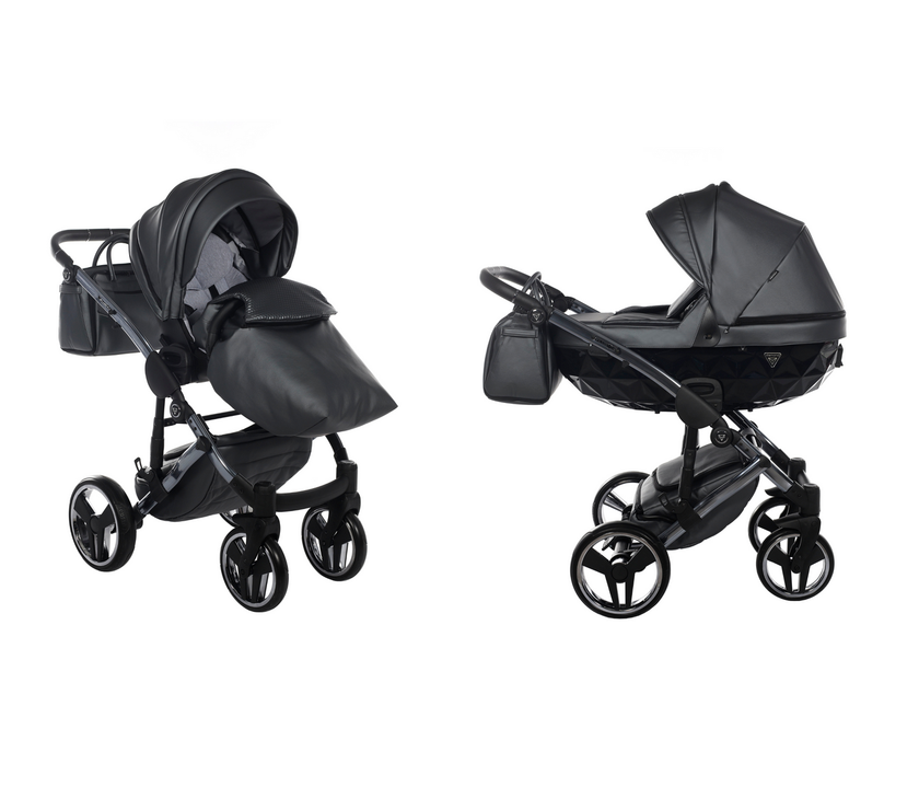 Poussette Junama Fluo Line - Gris