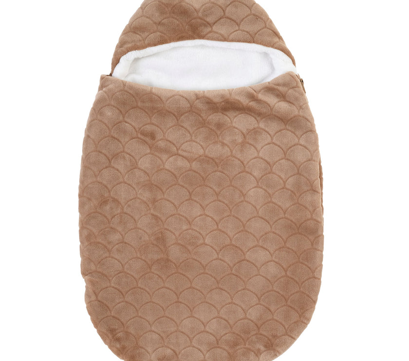 Wendbares Babynest VELVET Khaki Ville