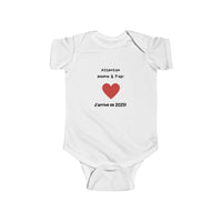 Body bébé annonce de grossesse amusante - J'arrive en 2025 !