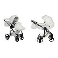 Poussette Junama Fluo Individual - Blanc /Argent