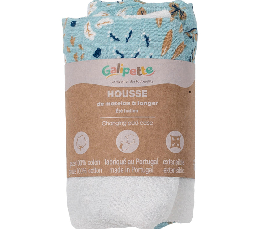 HOUSSE DE MATELAS A LANGER FEUILLES