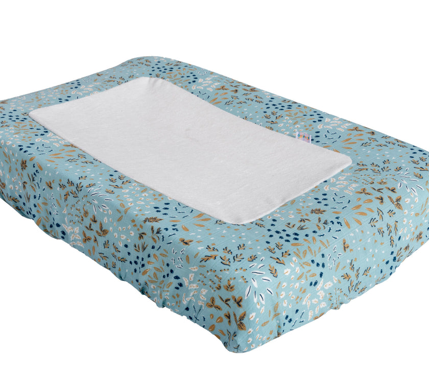 HOUSSE DE MATELAS A LANGER FEUILLES