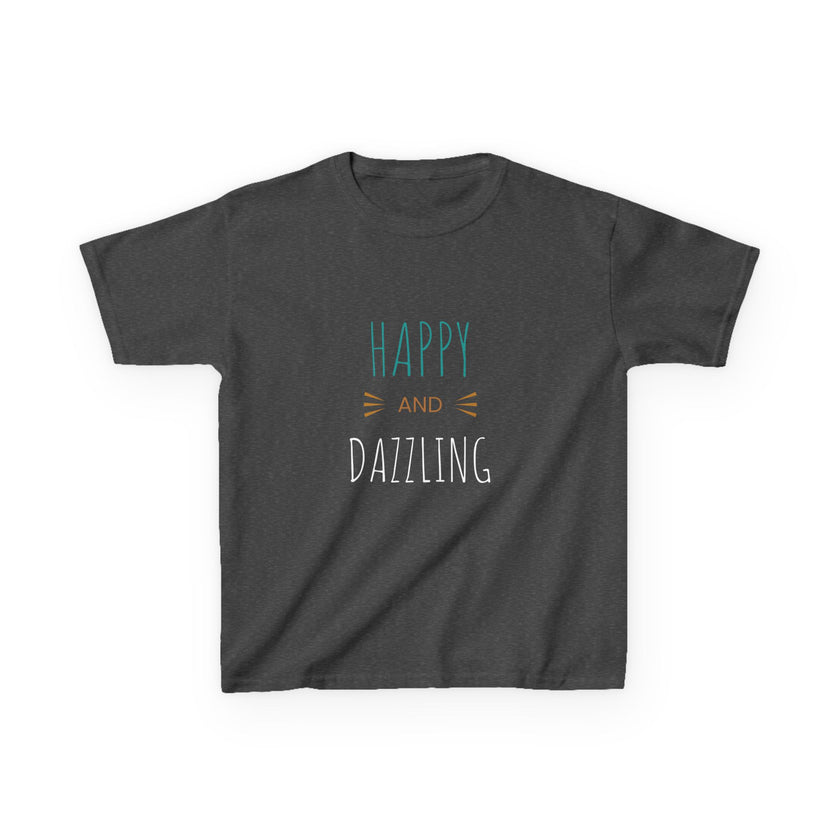T-shirt en Coton "Happy and Dazzling" pour Enfants