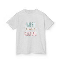 T-shirt en Coton "Happy and Dazzling" pour Enfants