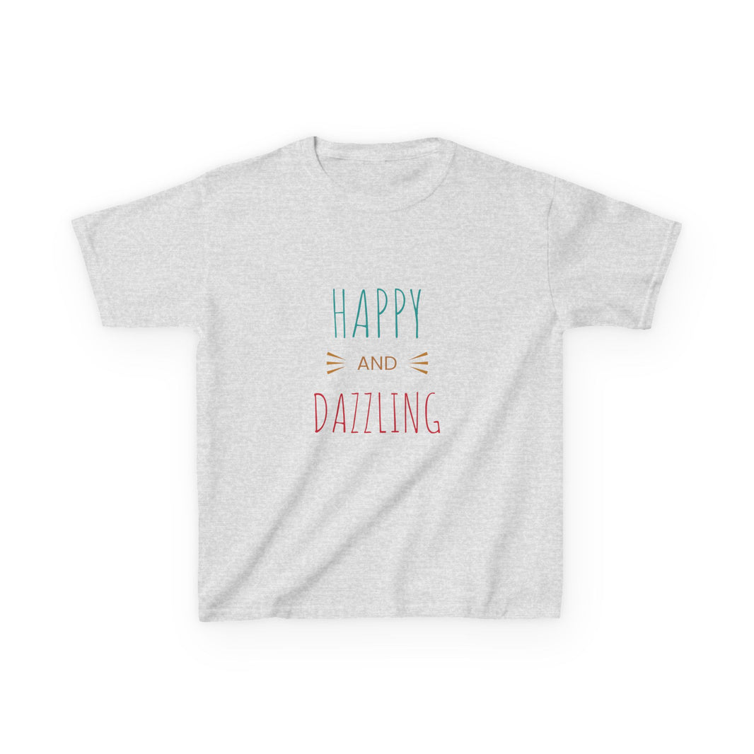 T-shirt en Coton "Happy and Dazzling" pour Enfants