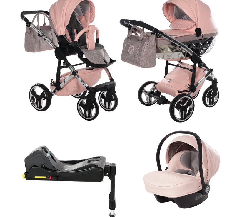 Poussette Junama Handcraft Glitter - Rose