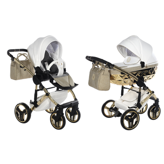 Poussette Junama Handcraft Glitter - Blanc
