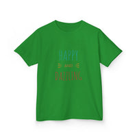 T-shirt en Coton "Happy and Dazzling" pour Enfants