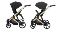 Poussette Trio Arizo + Nacelle + Cosmo i-Size - Baby Rose Eco Cuir - Mode Bébé Claye