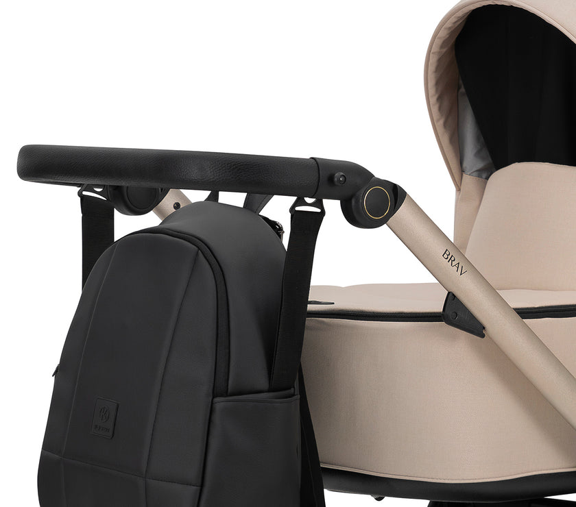 Poussette Trio Brav + Nacelle + Cosmo i-Size - Noir - Mode Bébé Claye