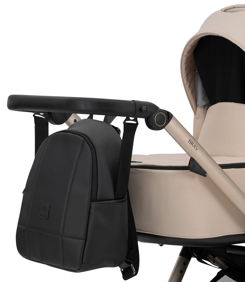 Poussette Trio Brav + Nacelle + Cosmo i-Size - Noir - Mode Bébé Claye