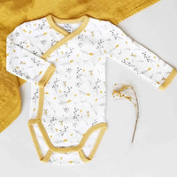 Bodies bébé - chouette et renard 1 mois