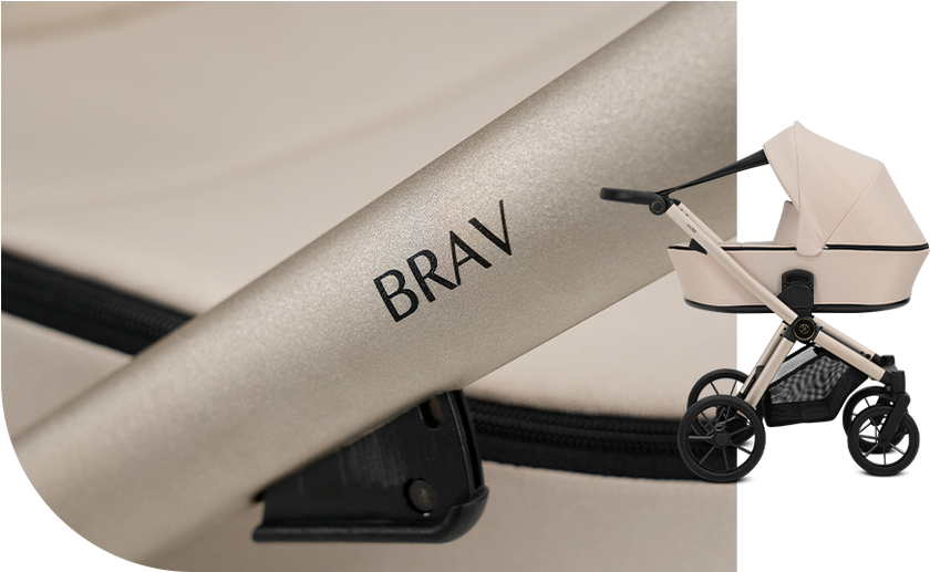 Poussette Trio Brav + Nacelle + Cosmo i-Size - Noir - Mode Bébé Claye